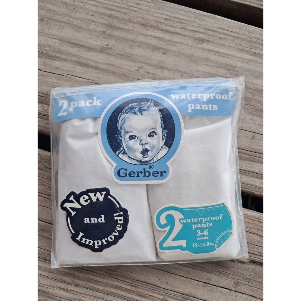 Gerber Waterproof Pants 3-6 Months 2 Pk M/A